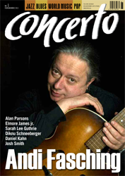 Andreas Julius Fasching auf der Titelseite vom Concerto Magazin